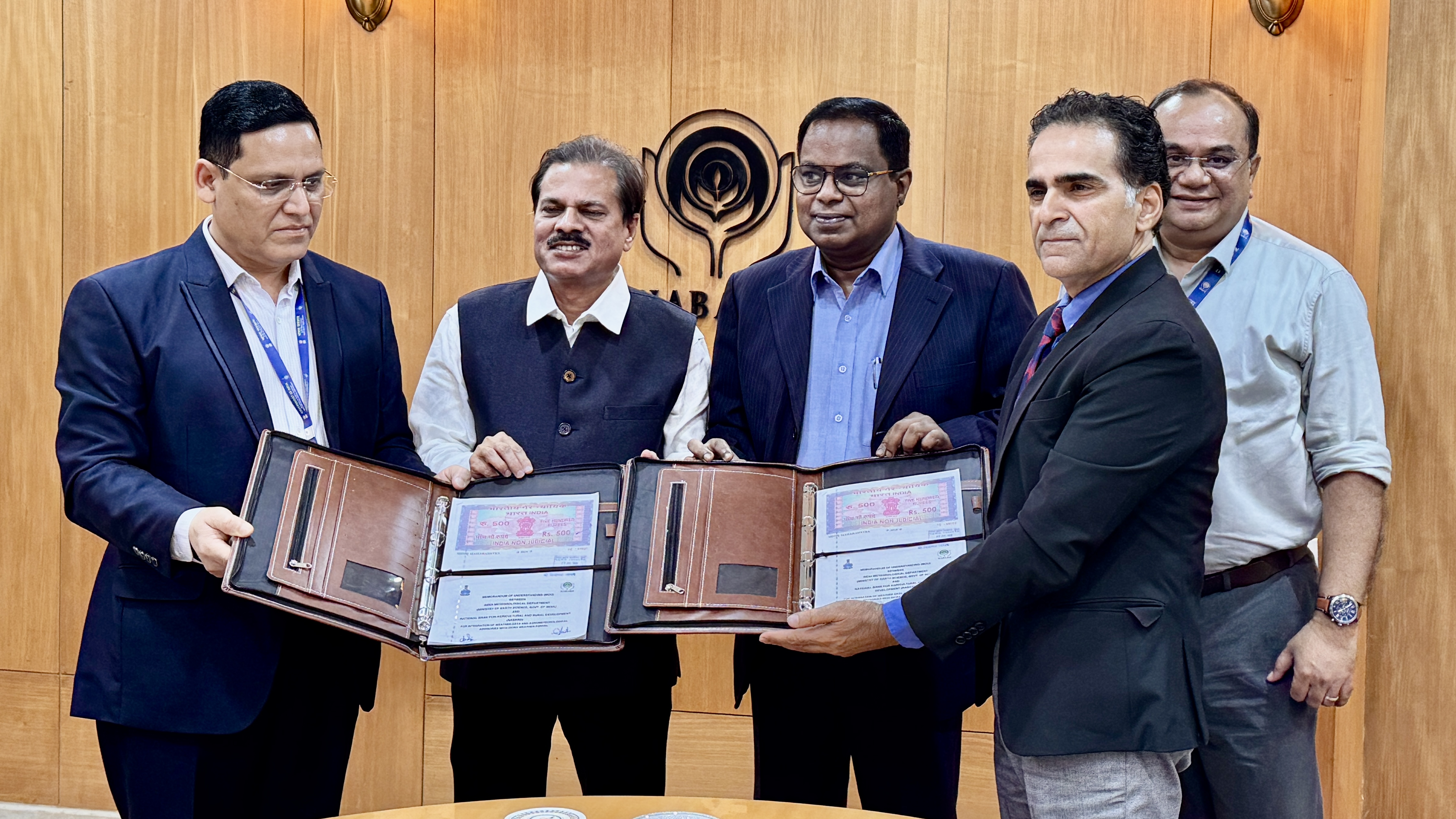NABARD and IMD Sign MoU to Bring Actionable Weather Insights to Farmers through DiCRA